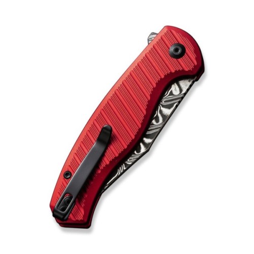Ніж Civivi Stormhowl Damascus Red Aluminum (C23040B-DS1)