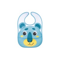 Слинявчик Canpol babies Hello Little пластмасовий з кишенькою Бірюзовий (9/232_tur)