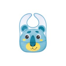 Слинявчик Canpol babies Hello Little пластмасовий з кишенькою Бірюзовий (9/232_tur)