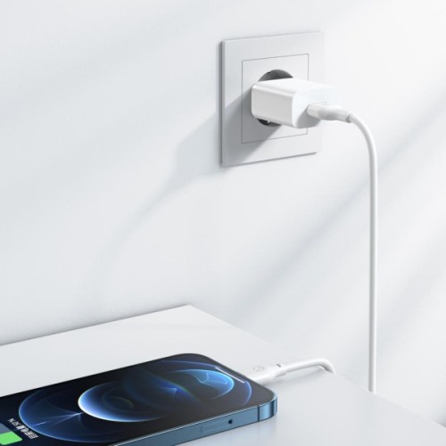 Зарядний пристрій XO L99 USB 12W + cable USB to Lightning white (L99-L-WH)