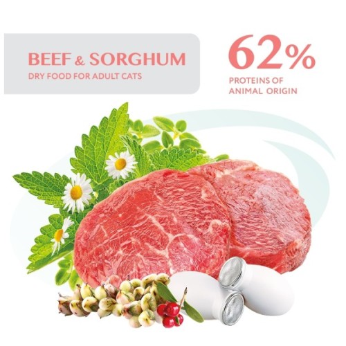 Сухий корм для кішок Optimeal для стерилізованих/кастрованих з яловичиною і сорго 10 кг (B1831401)