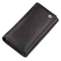 Гаманець Boston З натуральної шкіри Чорний (18489)