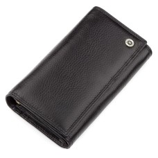 Гаманець Boston З натуральної шкіри Чорний (18489)