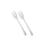 Виделки одноразові Швидkoff Пластикові прозорі 100 шт. (10711)