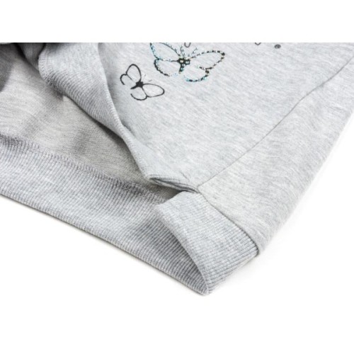 Кофта дитяча Breeze "Butterfly" (10823-134G-gray)