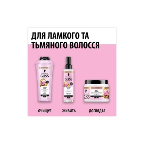 Маска для волосся Gliss 4-In-1 Shine Bond-Building Hair Mask 400 мл (9000101726336)
