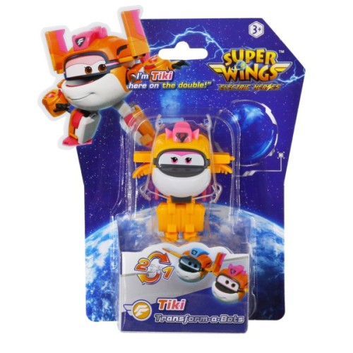 Фігурка Super Wings трансформер Transform-a-Bots Тікі (Tiki), 5 см (EU780059)