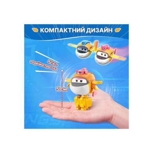 Фігурка Super Wings трансформер Transform-a-Bots Тікі (Tiki), 5 см (EU780059)