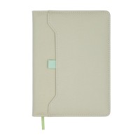 Тижневик Buromax недатований SAVANA, A5, сірий, штуч.шкіра, 336 сторінок (BM.20800-09)