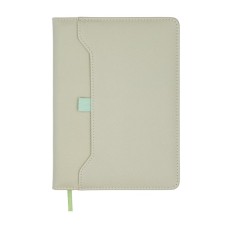 Тижневик Buromax недатований SAVANA, A5, сірий, штуч.шкіра, 336 сторінок (BM.20800-09)