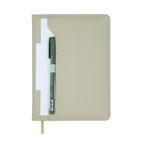 Тижневик Buromax недатований SAVANA, A5, сірий, штуч.шкіра, 336 сторінок (BM.20800-09)