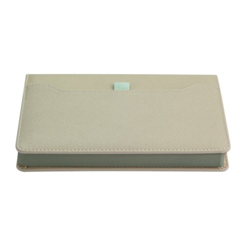 Тижневик Buromax недатований SAVANA, A5, сірий, штуч.шкіра, 336 сторінок (BM.20800-09)