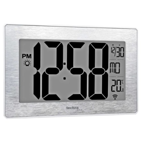 Настінний годинник Technoline WS8019 Silver (DAS301306)