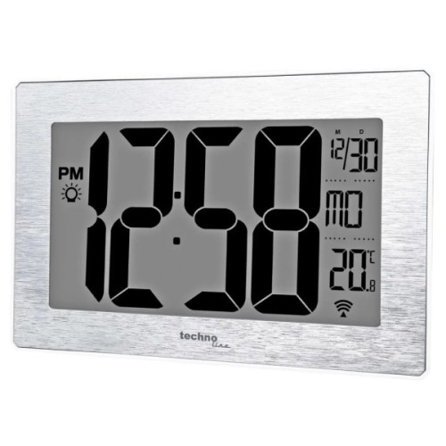 Настінний годинник Technoline WS8019 Silver (DAS301306)