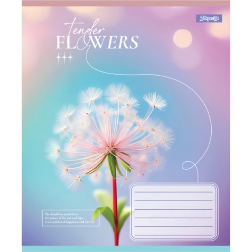 Зошит 1 вересня Tender Flowers А5 60 аркушів лінія (768083)