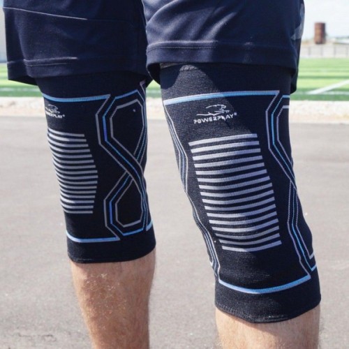 Фіксатор коліна PowerPlay PP-4099 Knee SupportЧорно/Сині S/M (PP_4099_S/M_Bl/Blue)