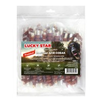 Ласощі для собак Lucky Star Куряче в'ялене м'ясо на великій кальцінованій паличці 500 г (4820144302329)