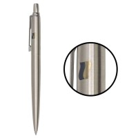 Ручка кулькова Parker JOTTER 17 UKRAINE SS CT BP Прапор жовто-синій на ковпочку (16132_T008c2)