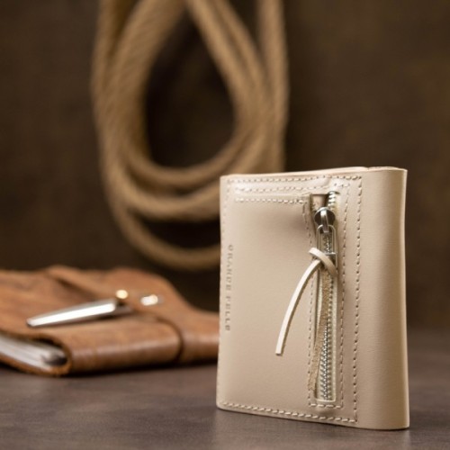 Гаманець Grande Pelle Бежевий (11520)