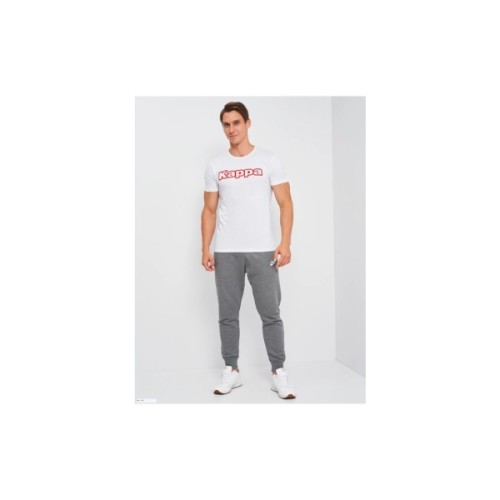 Футболка Kappa T-shirt Mezza Manica Girocollo K1335 Bianco con stampa logo pet білий XL (8032522599115)