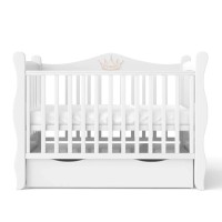 Ліжечко Angelo Angelo LUX- 10 (білий) 120х60 (11028)