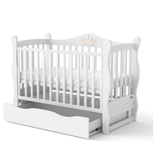 Ліжечко Angelo Angelo LUX- 10 (білий) 120х60 (11028)