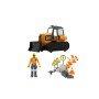 Спецтехніка Funrise міні-набір "Будівельний майданчик" Бульдозер з фігуркою та аксесуарами (83455)