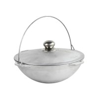 Котел туристичний Brizoll алюмінієвий азіатський з кришкою 4 л (11-004-1)