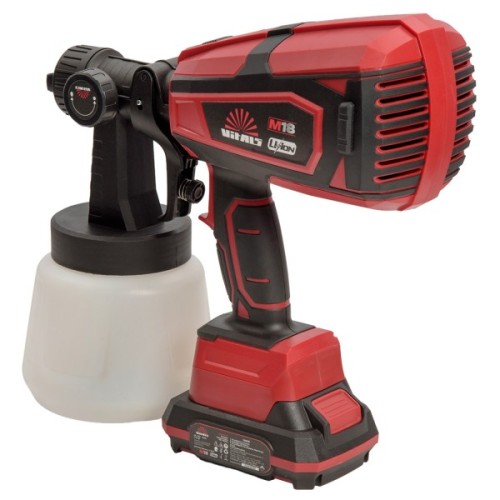 Фарбопульт Vitals Master, ES 1865с Kit, 18V, 2Ah, 0.7Nm, 650мл/хв, ЗП, 1.5кг (243608)
