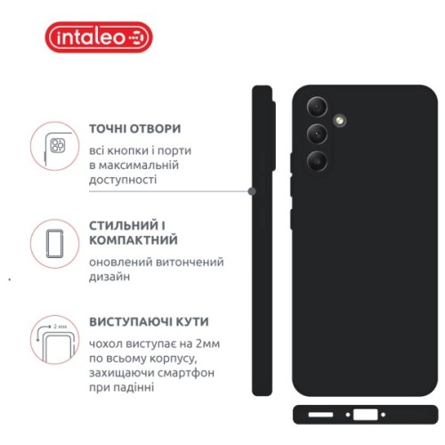 Чохол до мобільного телефона Intaleo SoftShell Samsung Galaxy A34 5G Black (1283126567087)