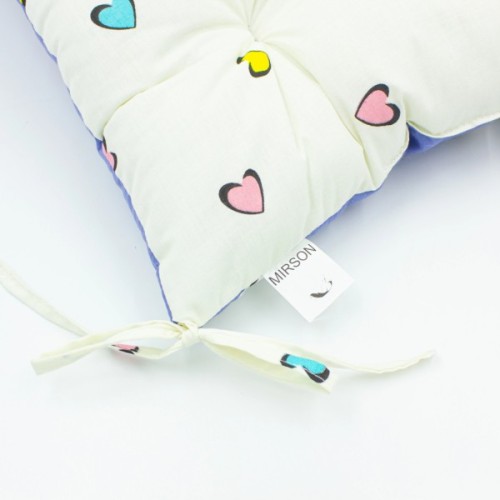 Подушка на стілець MirSon Бязь Принт 17-0143 Mayya 50х50 см (2200006276517)