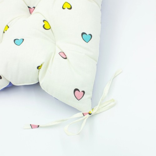 Подушка на стілець MirSon Бязь Принт 17-0143 Mayya 50х50 см (2200006276517)