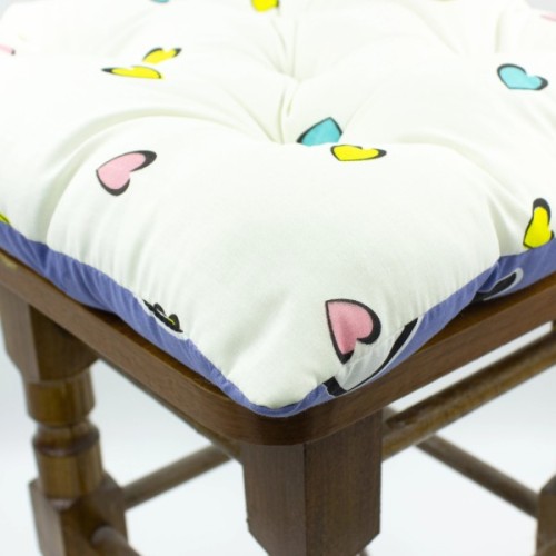 Подушка на стілець MirSon Бязь Принт 17-0143 Mayya 50х50 см (2200006276517)