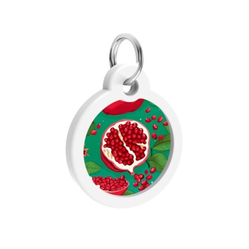 Адресник для тварин WAUDOG Smart ID з QR паспортом "Гранати", коло 30 мм (230-4052)