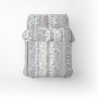 Постільна білизна Home Line Затишок блакитно-бежевий бязь полуторний (173517)