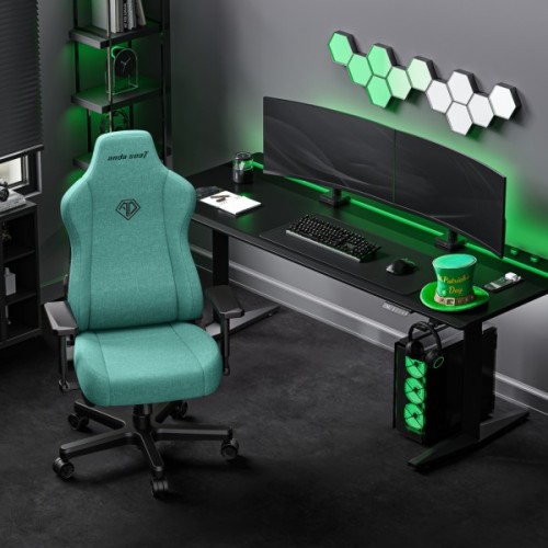 Крісло ігрове AndaSeat Kaiser 3E Fabric XL Light Blue (AD23YC-XL-09-E-CF-E01)