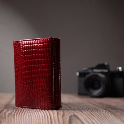 Гаманець ST Leather З натуральної шкіри Червоний (22731)