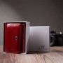Гаманець ST Leather З натуральної шкіри Червоний (22731)