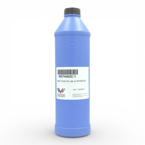 Тонер HP LJ Pro M402/404/426/428/Canon 052/052H, для неориг, 1кг Welldo (WDTH402C-1)