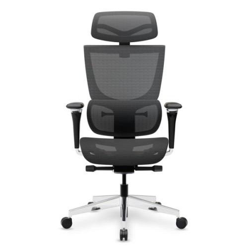 Офісне крісло Mealux S8 Air Black (HF-S8P M/B)