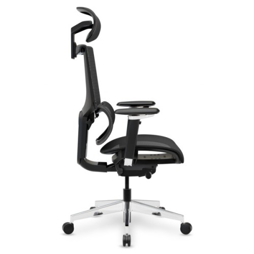Офісне крісло Mealux S8 Air Black (HF-S8P M/B)