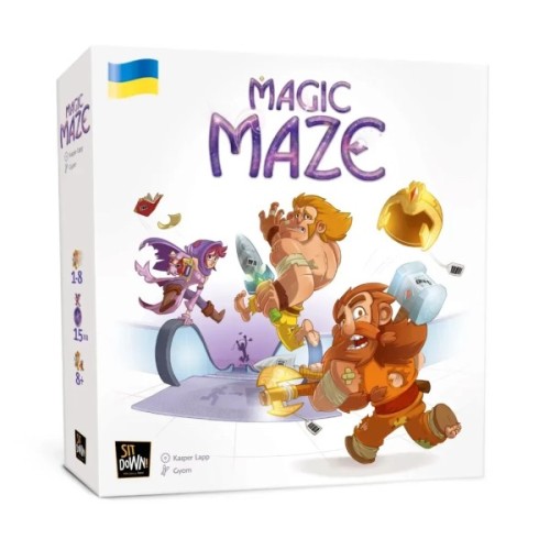 Настільна гра WoodCat Magic Maze (укр.) (W0013)