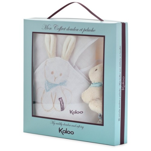 Ковдра дитяча Kaloo Подарунковий набір з іграшкою Кролик (K962996)