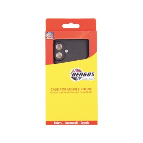 Чохол до мобільного телефона Dengos Case + Cross-body Strap Samsung Galaxy A07 Black+Grey (DG-KM-CCRB-15)