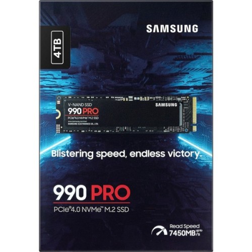 Накопичувач SSD M.2 2280 4TB 990 PRO Samsung (MZ-V9P4T0BW)