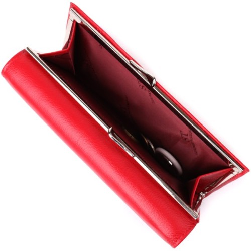 Гаманець ST Leather З натуральної шкіри Червоний (23105)