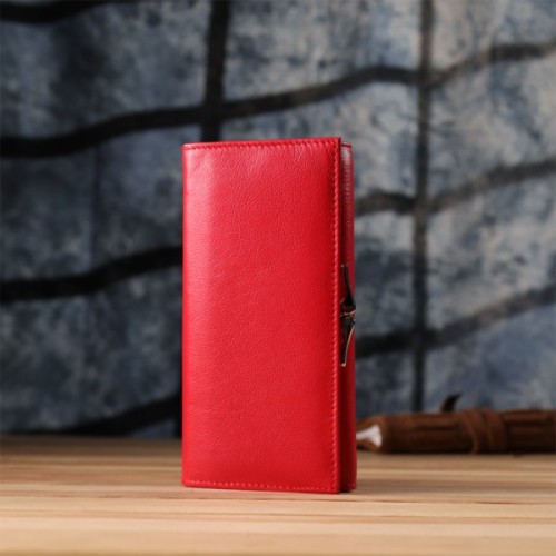 Гаманець ST Leather З натуральної шкіри Червоний (23105)