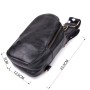 Сумка Vintage Жіноча слінг через плече з екошкіри Чорна (sale_15117)