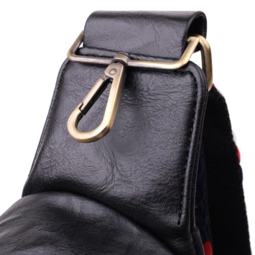 Сумка Vintage Жіноча слінг через плече з екошкіри Чорна (sale_15117)