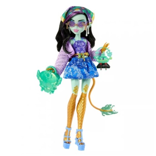 Лялька Monster High Набір-сюрприз Кошмарні канікули Жахо-секрети Джиніфаєр (JDR52)